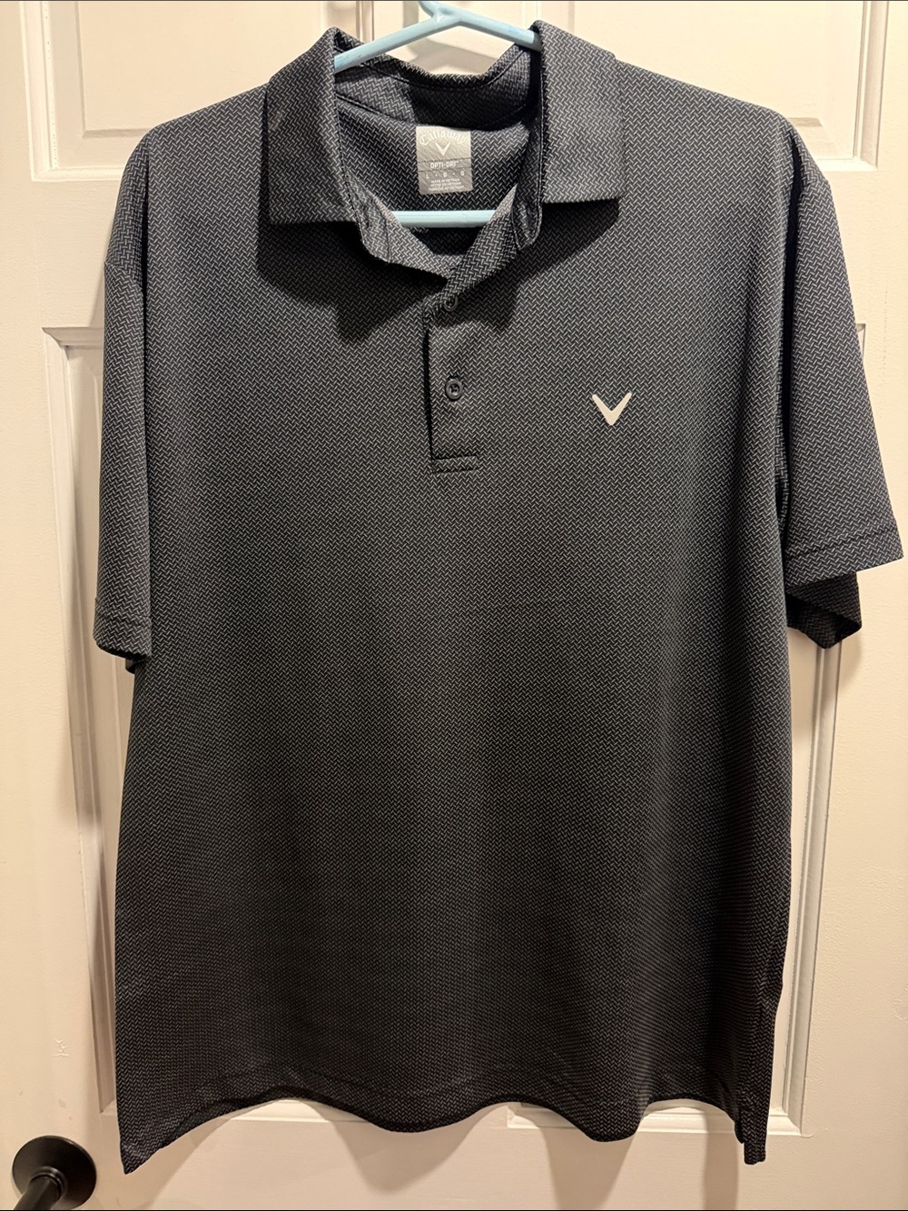 Callaway Black Textured Golf Polo